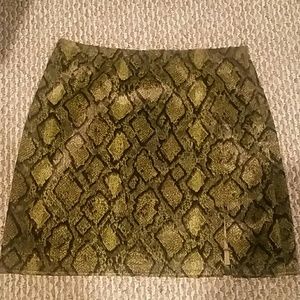 Versace couture  print mini skirt